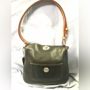 Coach Mini Bag in Green And Brown